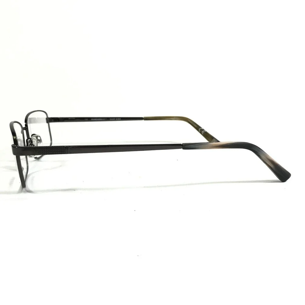 Marchon NYC Eyeglasses Frames 033 ASTOR Silver Rectangular Full Rim 54-17-145